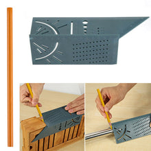 Load image into Gallery viewer, Woodworking 3D Mitre Angle Measuring Square Size Measure Tool With Gauge &amp; Ruler three dimensional items measuring Measure Tool